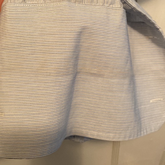 Blue and White Striped Dress Shirt - 17” Neck - Picture 4 of 4